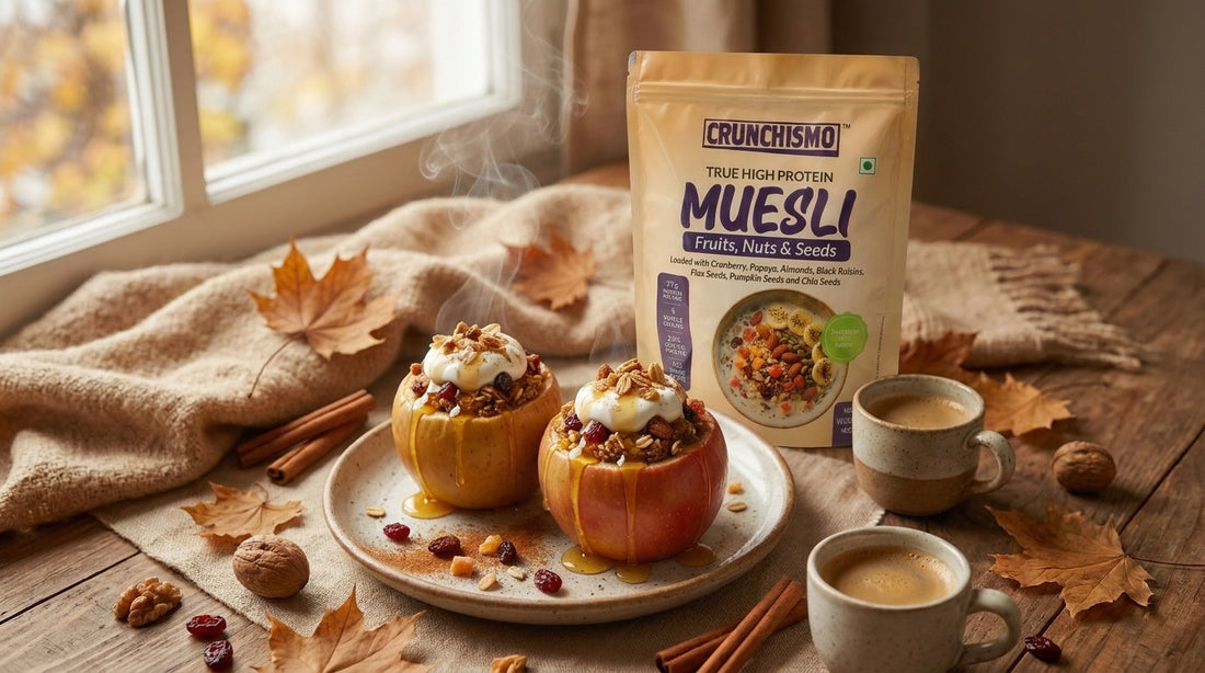 Baked Muesli Stuffed Apples