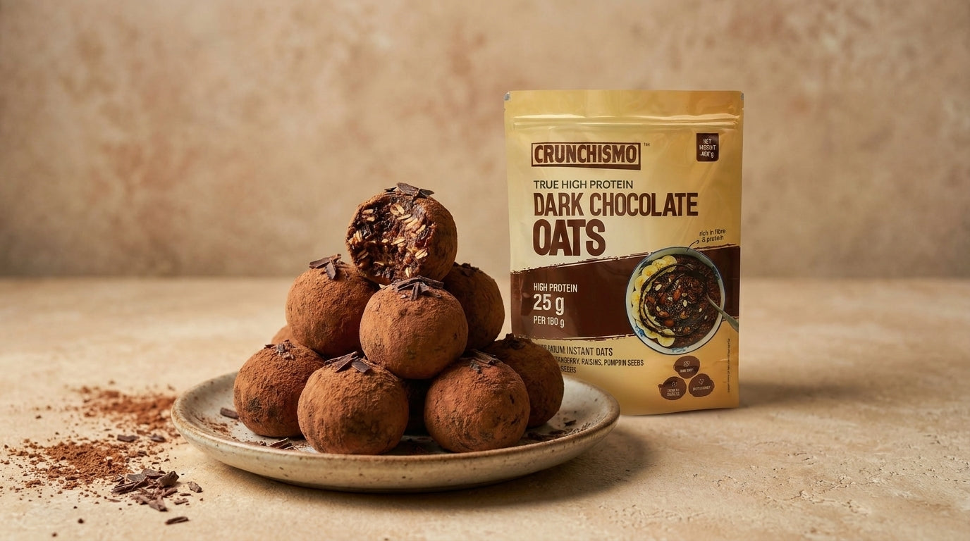 Chocolate Oats Energy Truffles