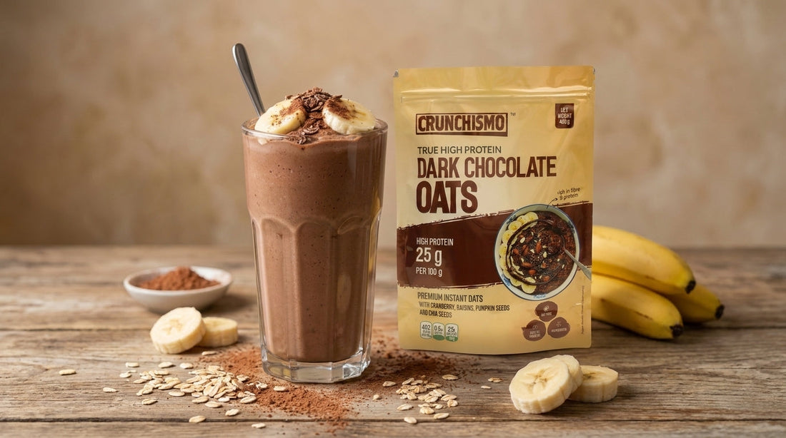 Dark Chocolate Banana Breakfast Smoothie