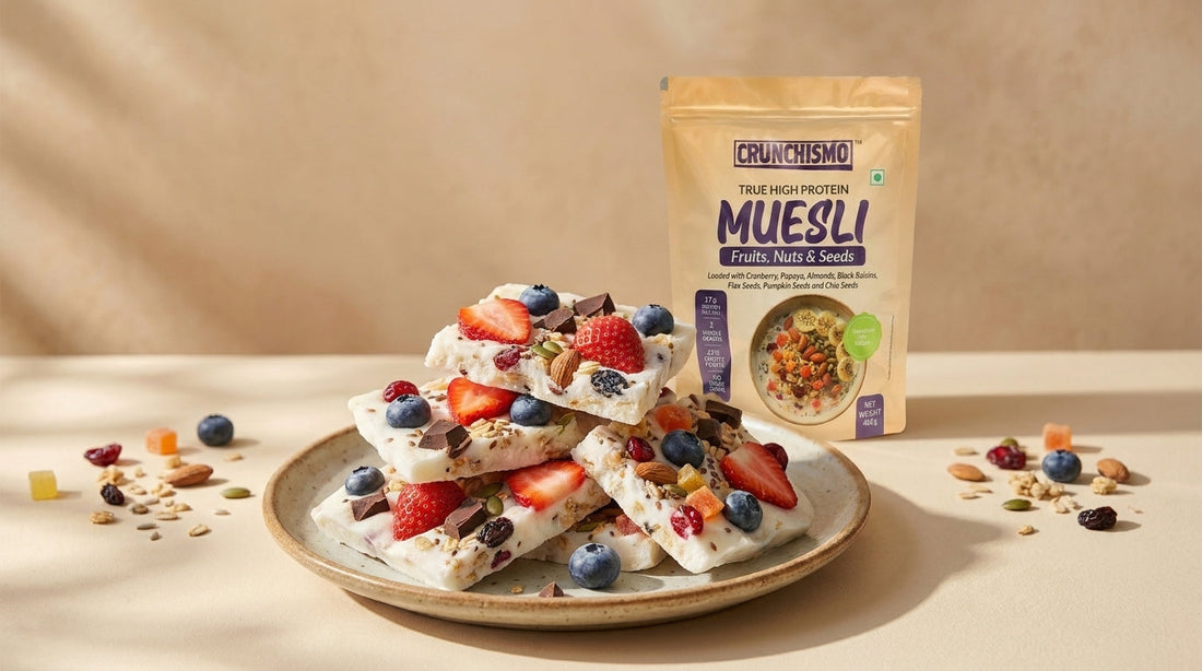 Crunchy Yogurt Bark Bites