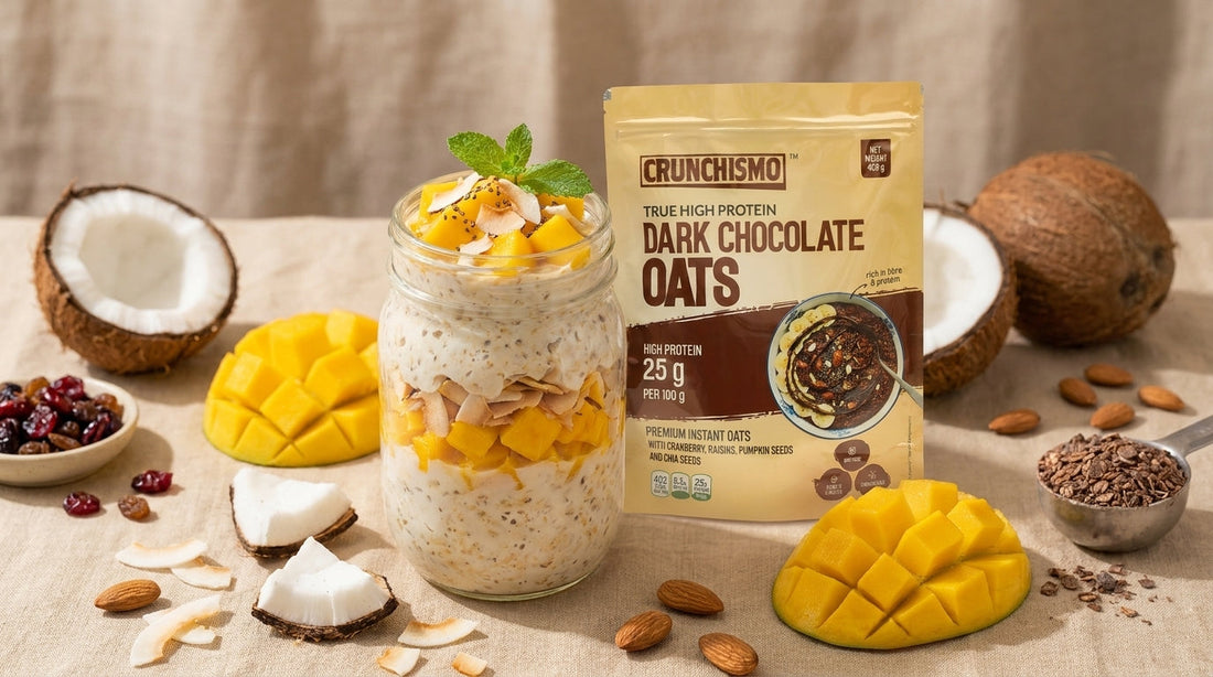 Mango Coconut Overnight Oats