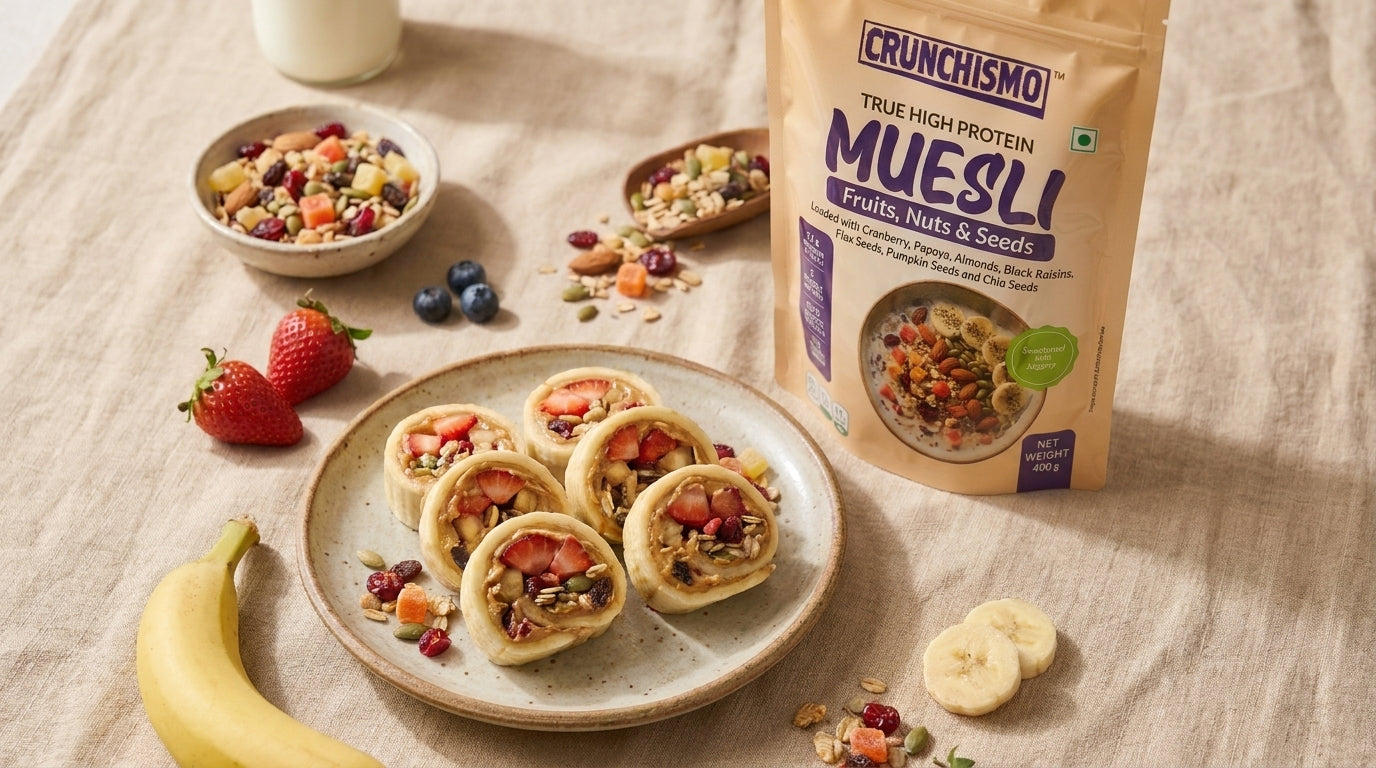 Protein Fruit Sushi Rolls