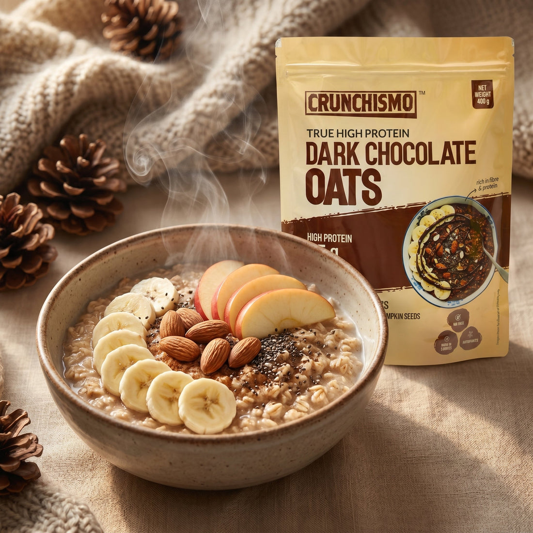 Warm Cinnamon Oat Bowl