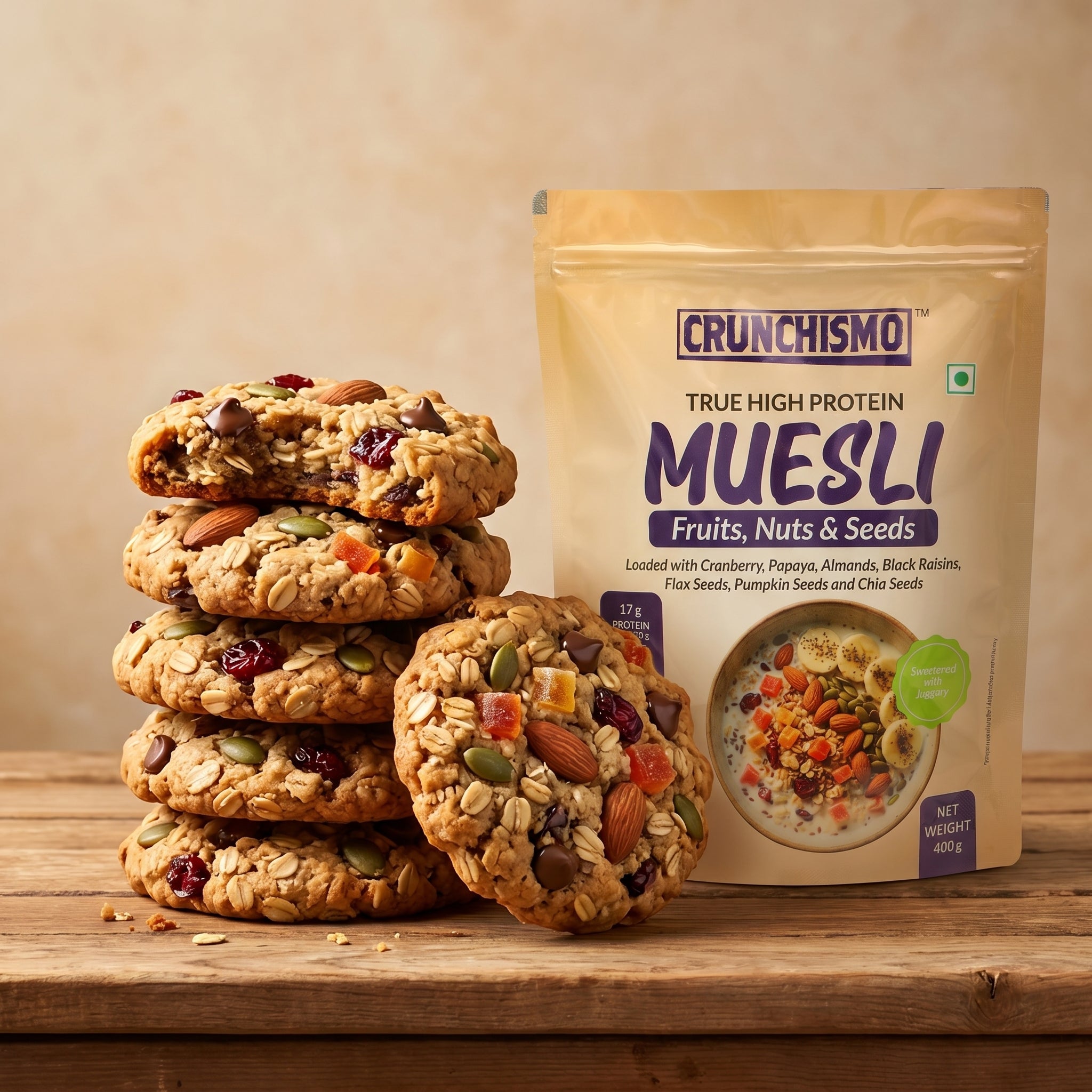 Crunchismo Breakfast Cookies