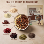 True High Protein Dark Chocolate Oats (400g x 2)