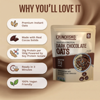 True High Protein Dark Chocolate Oats (400g x 2)