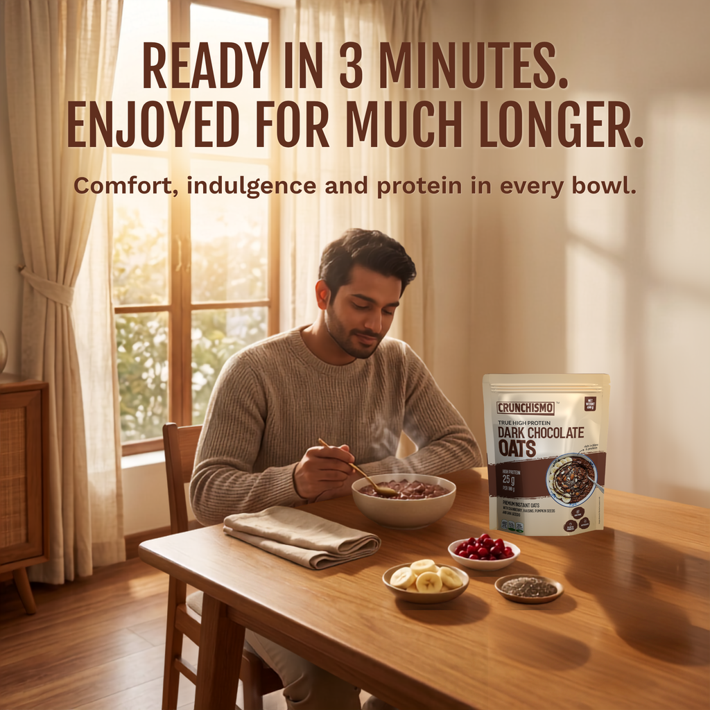 True High Protein Dark Chocolate Oats (400g x 2)