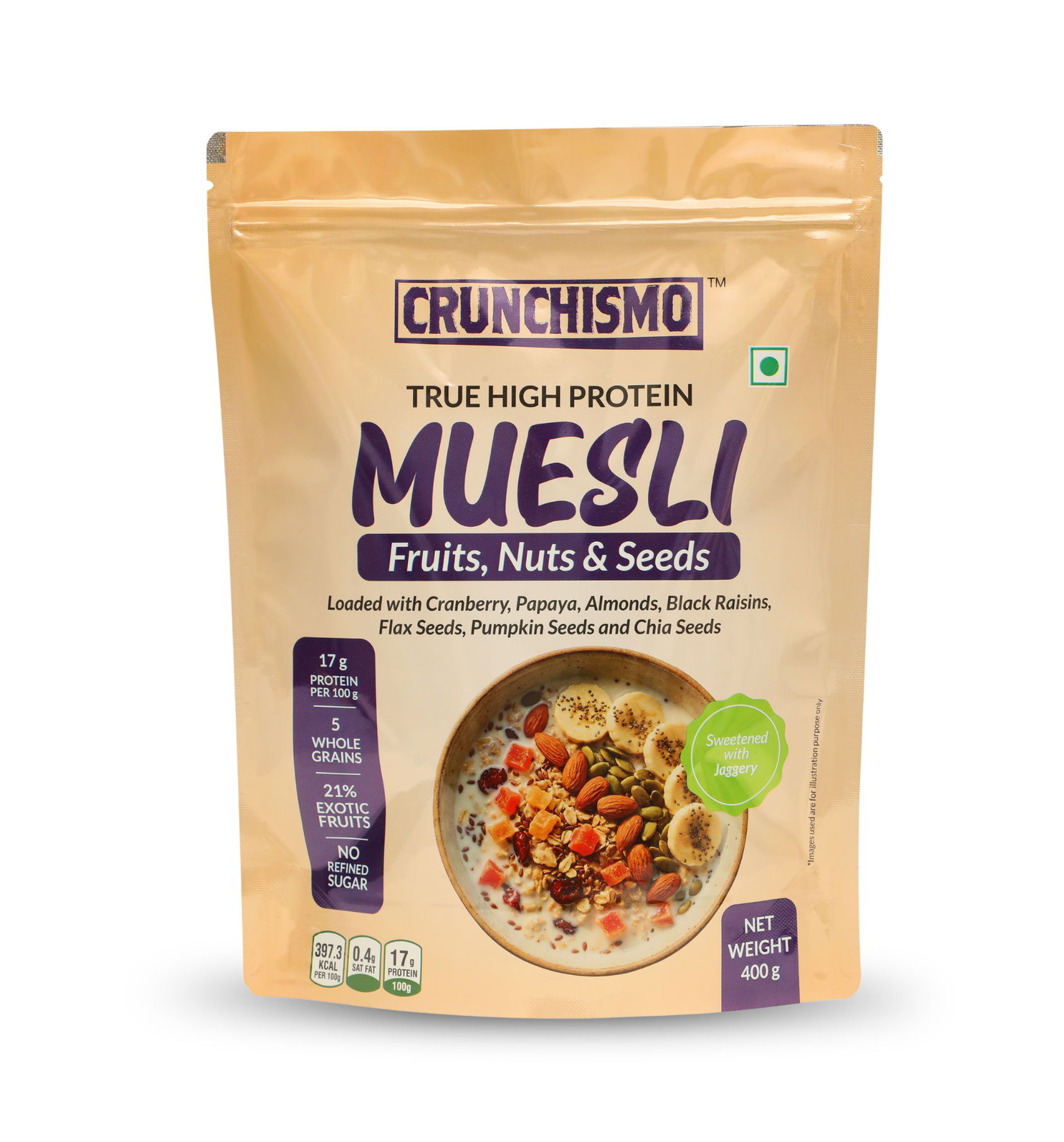 True High Protein Muesli Fruit, Nuts & Seeds