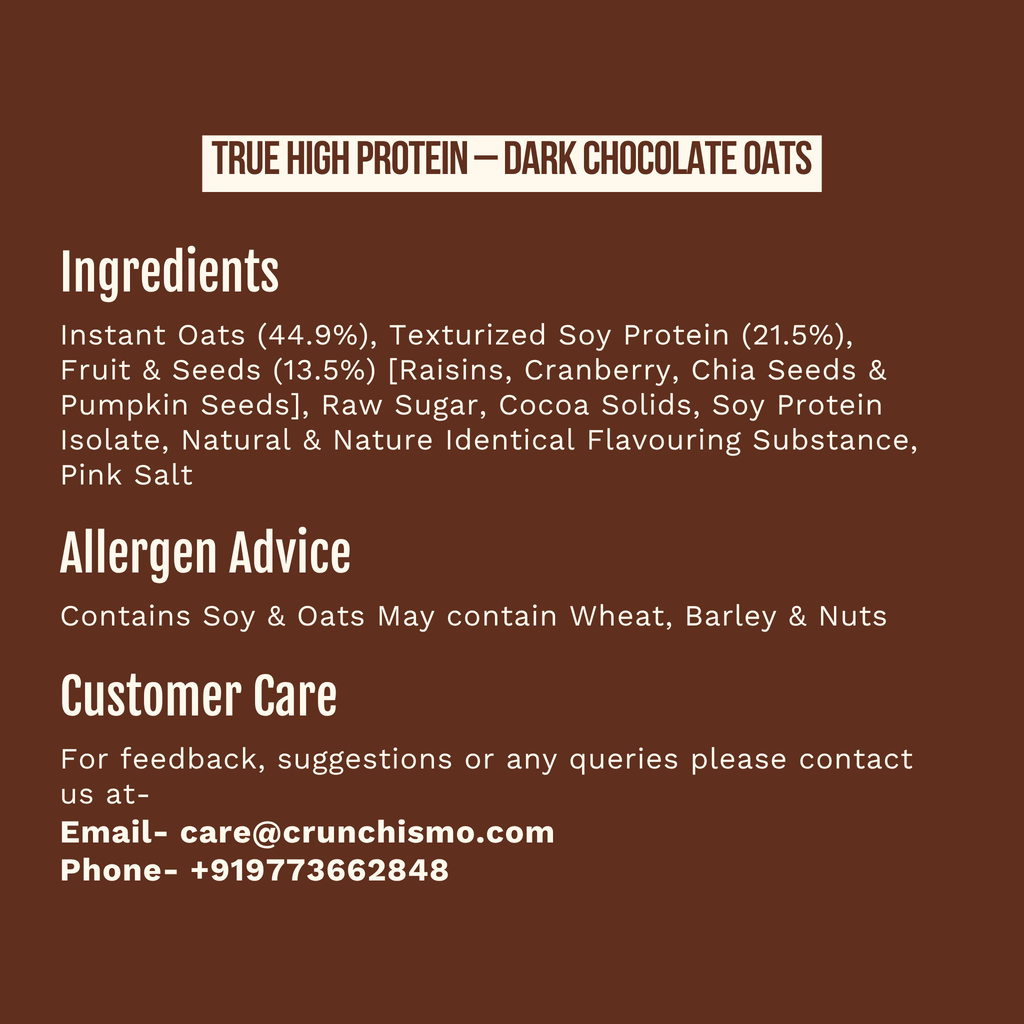 True High Protein Signature Crunch & Cocoa Packs (50g x 14)