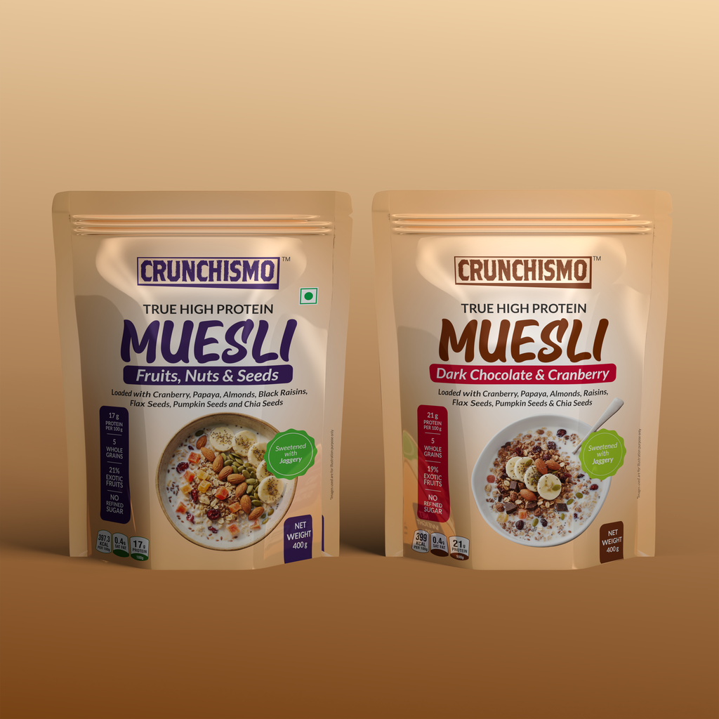True High Protein Signature Muesli Combo Pack (400g x 2)