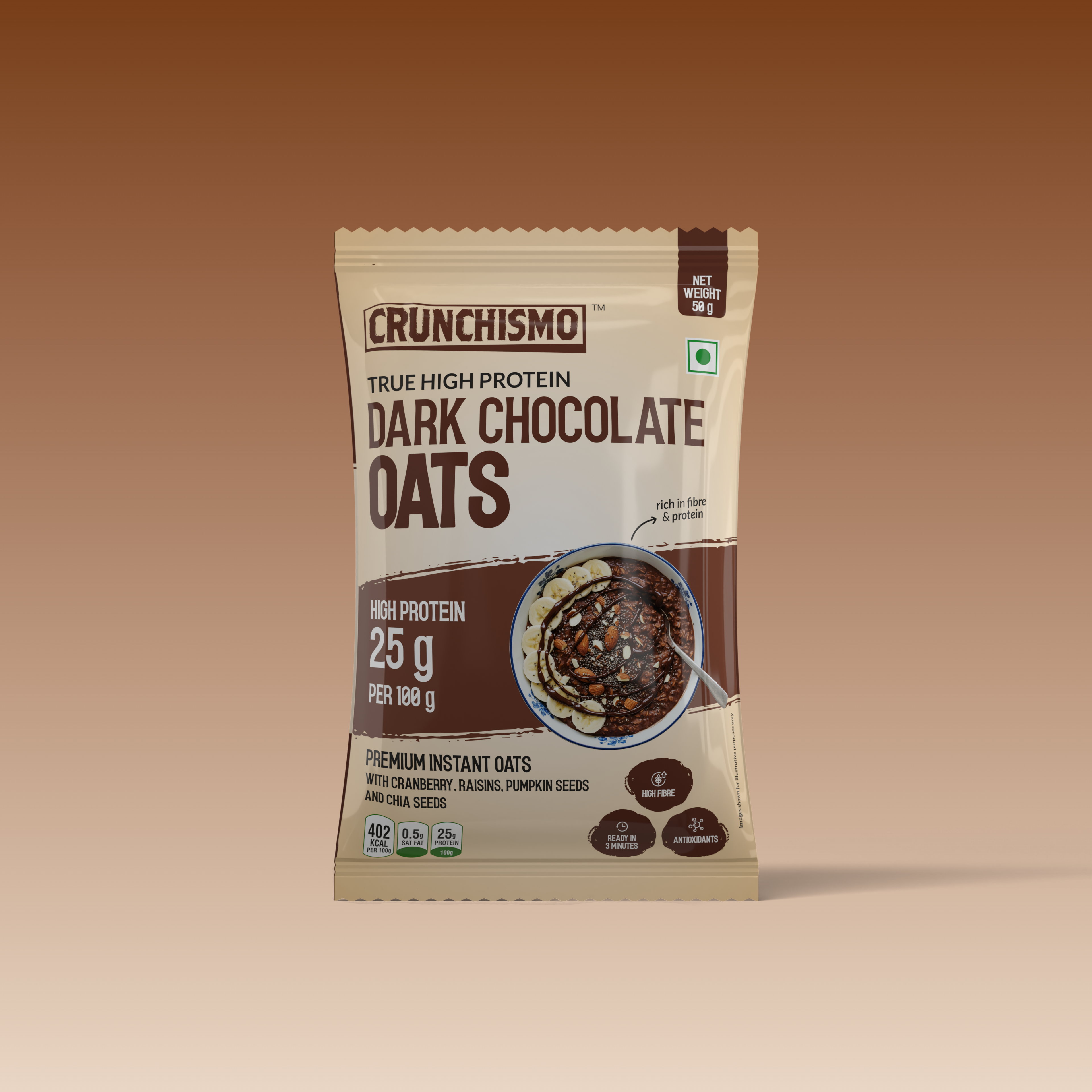 True High Protein Dark Chocolate Oats (50g x 30)