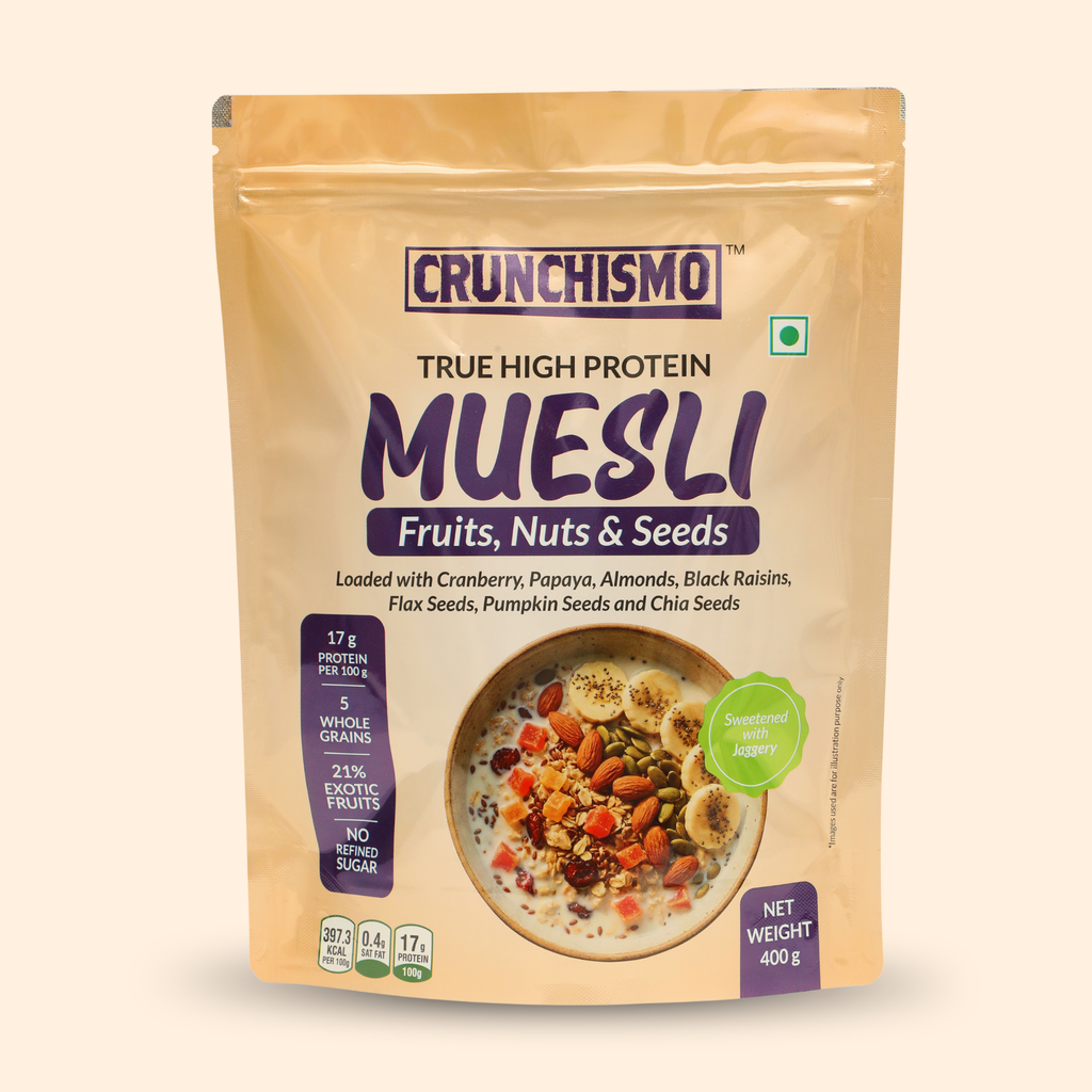 True High Protein Muesli – Fruit, Nuts & Seeds (400g)