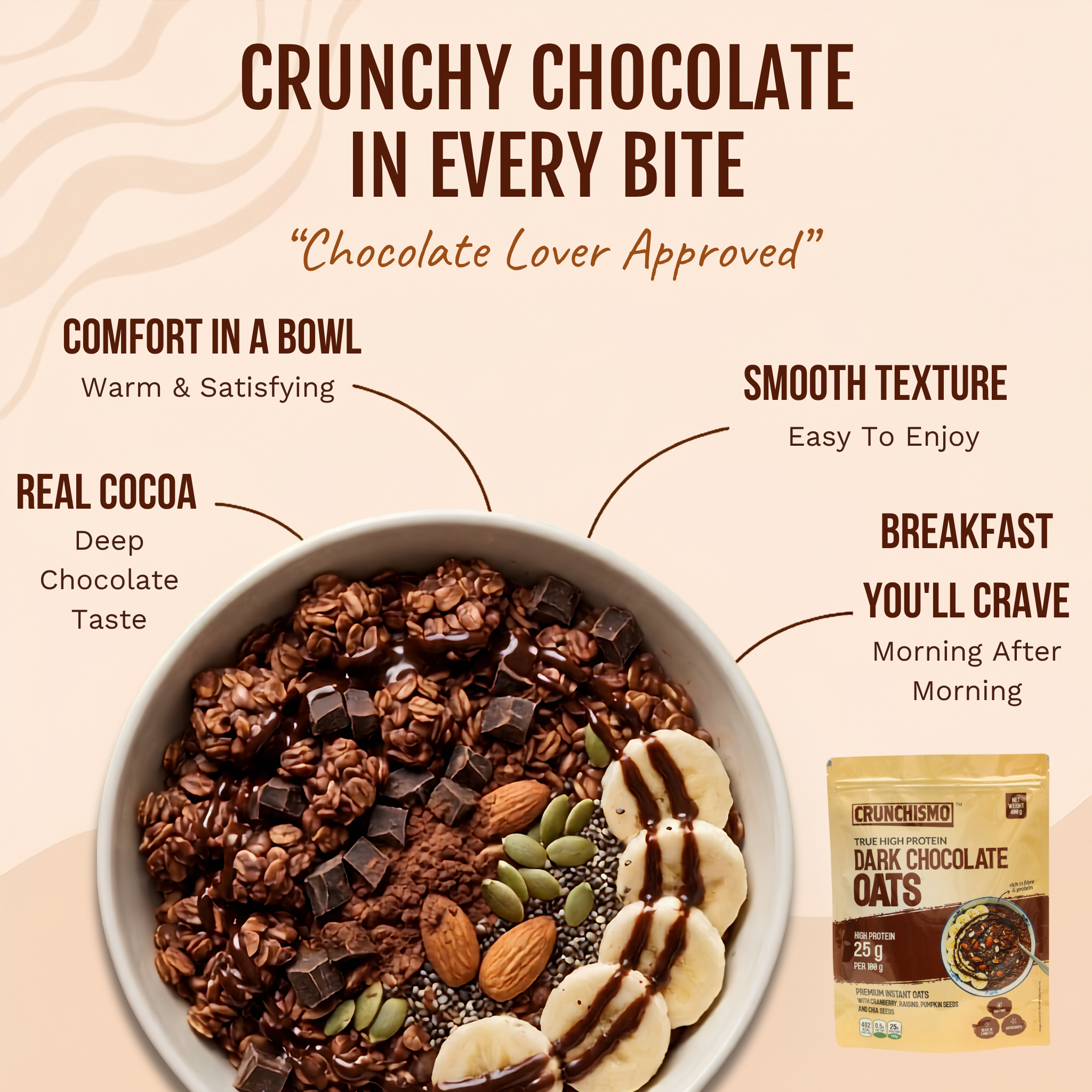 Dark Chocolate Oats (400g)